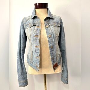 ANTHROPOLOGIE PILCRO AND THE LETTERPRESS Denim Railroad jacket. Size XS